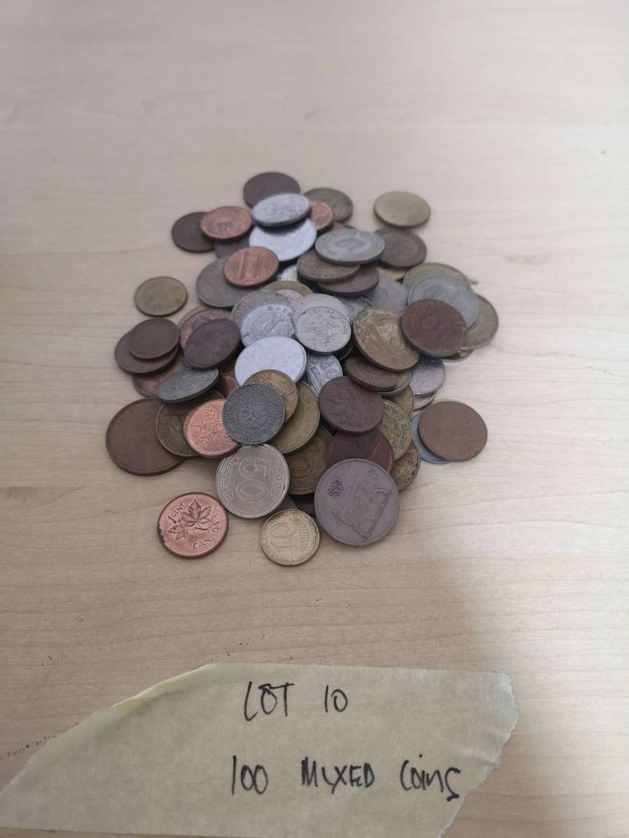 100 Mixed Coins - Lot 10