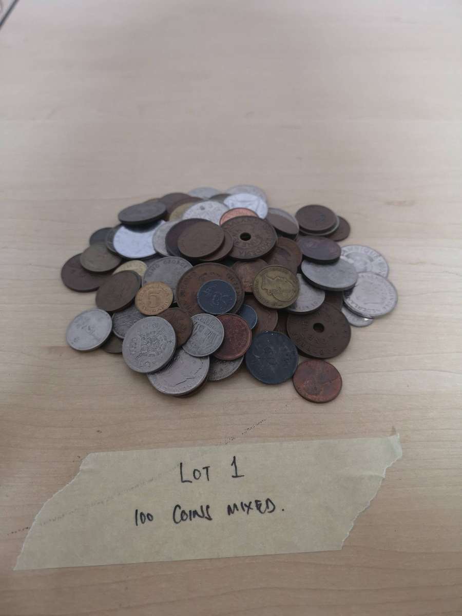 100 Mixed Coins - Lot 1