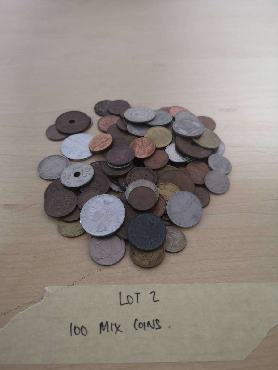 100 Mixed Coins - Lot 2