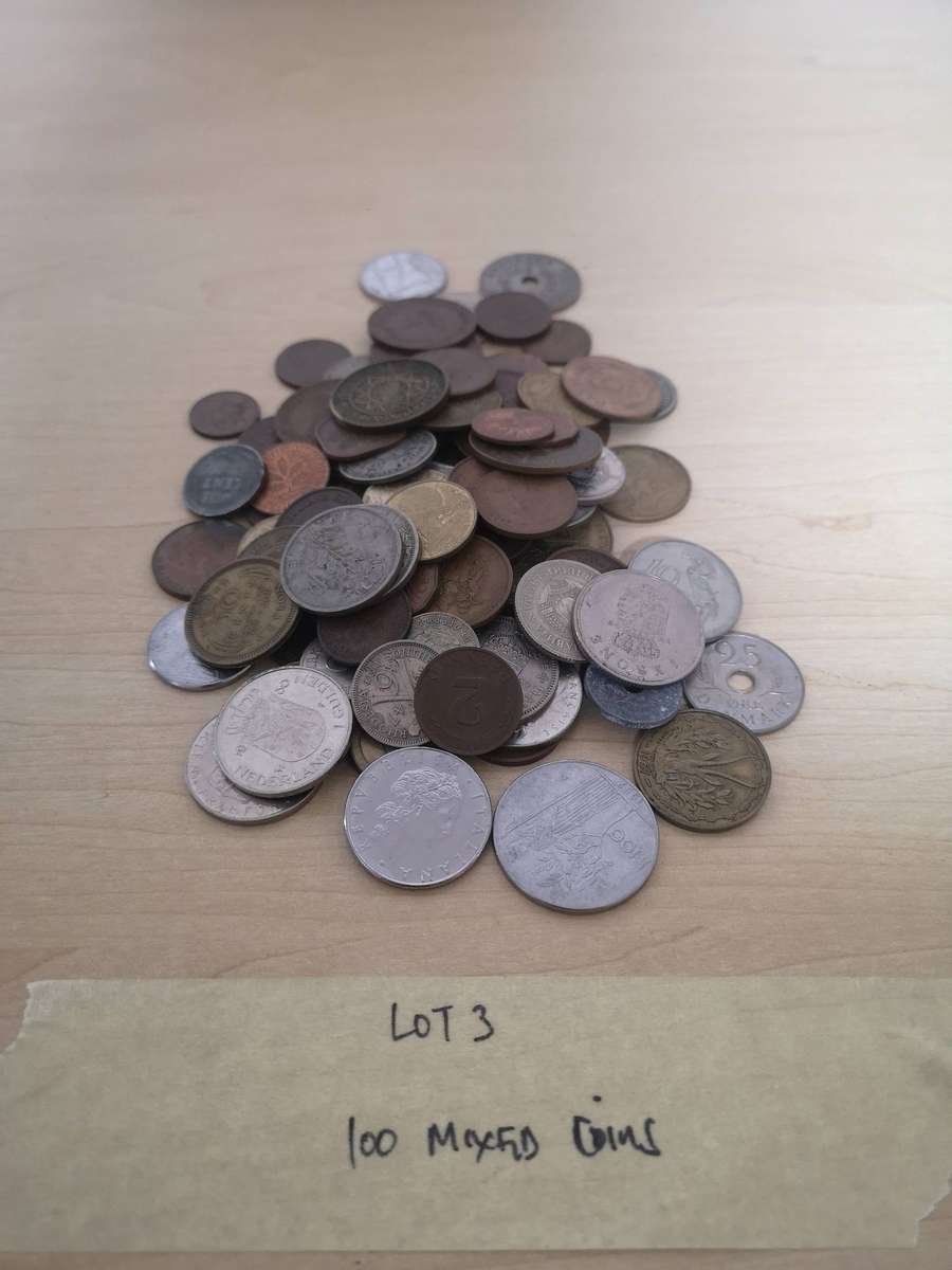 100 Mixed Coins - Lot 3