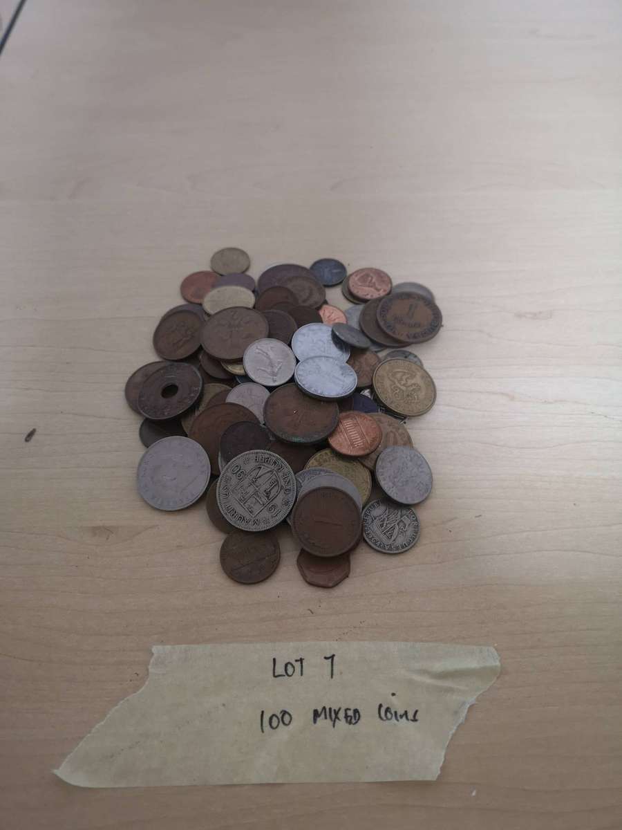 100 Mixed Coins - Lot 7