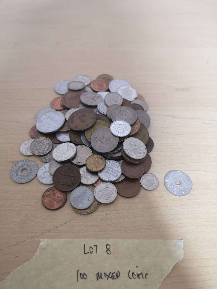100 Mixed Coins - Lot 8