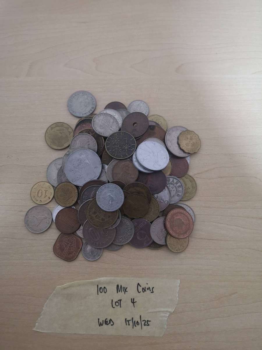 100 Mixed Coins - Lot 4