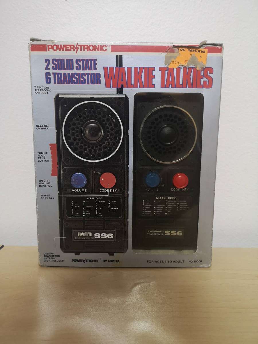 Old Walkie Talkie Toy set