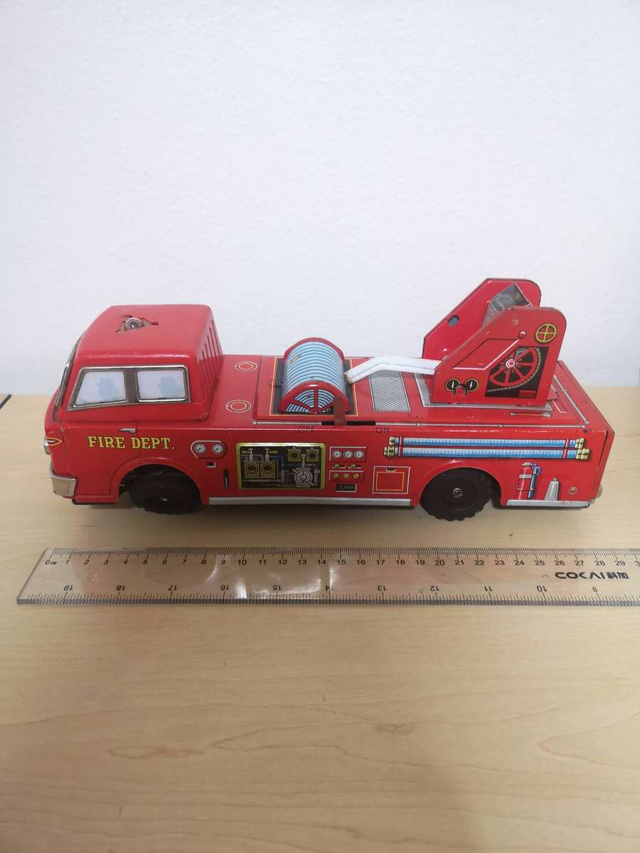 Japanese Tin Toys - Fire Engine