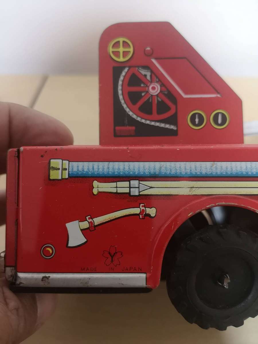 Japanese Tin Toys - Fire Engine
