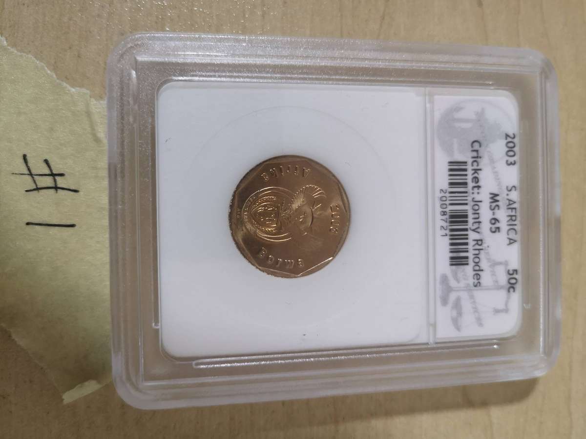 SACGS - JONTY RHODES 50c #1