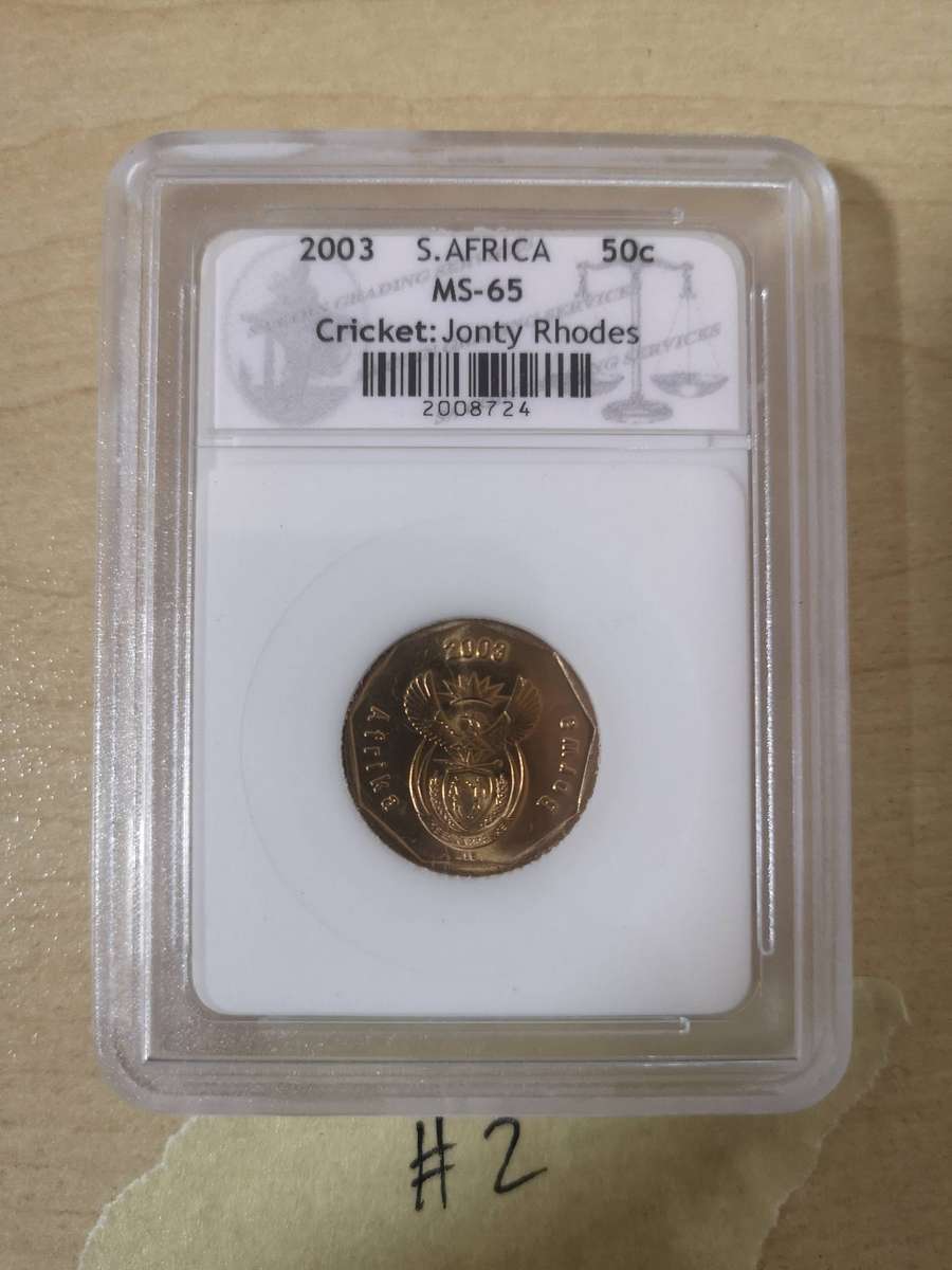SACGS - JONTY RHODES 50c #2