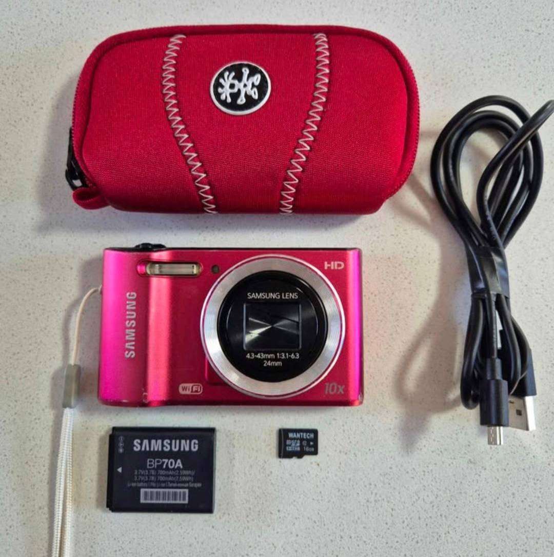 Samsung digital camera WB30F Wi-Fi (16.2 m/pixel, 10 x optical zoom, HD video recording)