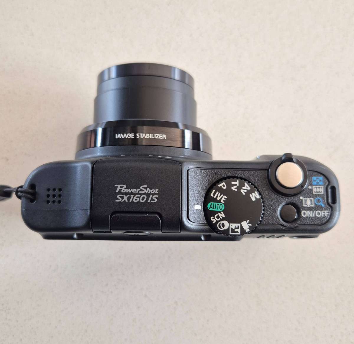 Canon Powershot digital camera SX160 IS (16 m/pixel, 16 x optical zoom, HD video recording)