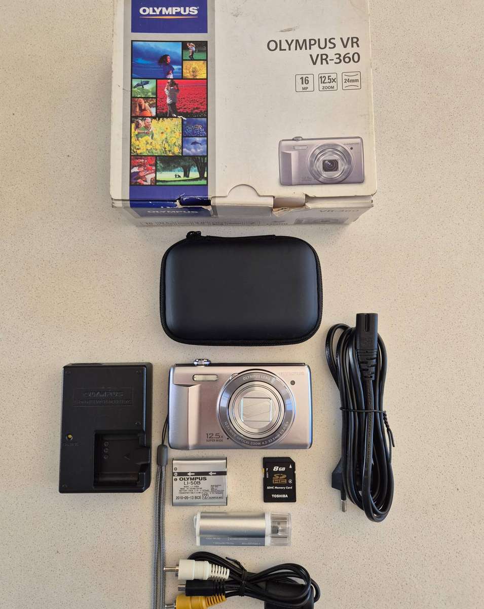 LIKE NEW Olympus digital camera VR-360  (16 m/pixel, 12.5 x optical zoom, HD video recording)
