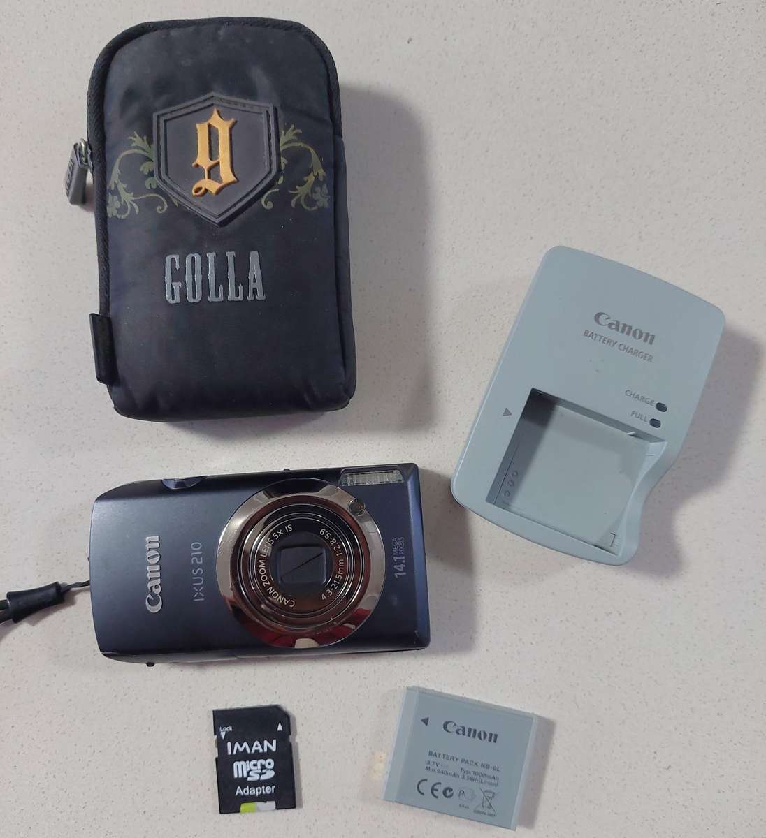 Canon IXUS digital camera 210 Touchscreen, (14.1m/pixel, 5 x optical zoom, HD video recording)