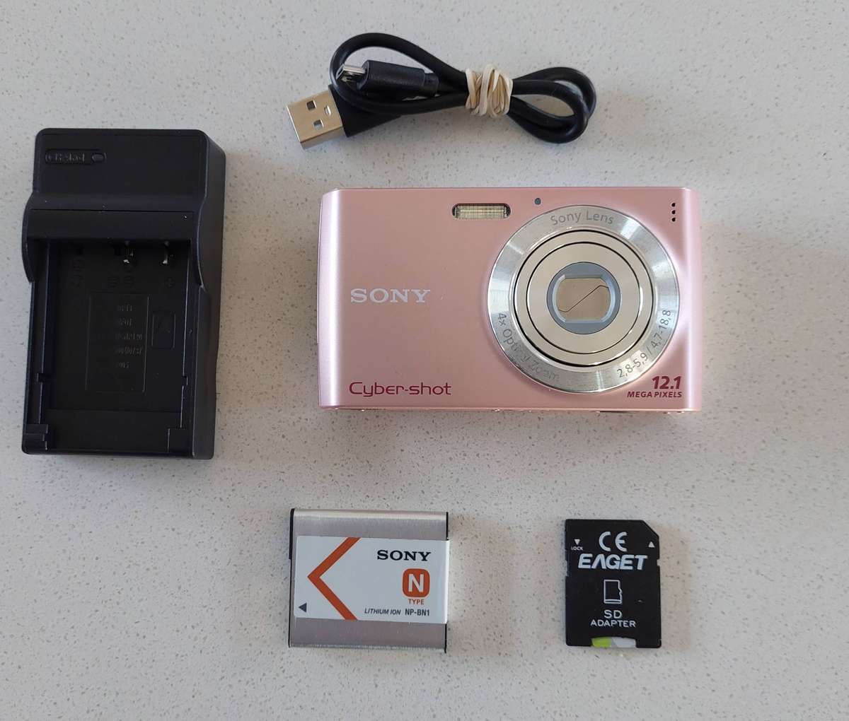 Sony Cybershot digital camera DSC-W510 (12.1 m/pixel, 4 x optical zoom, video recording)