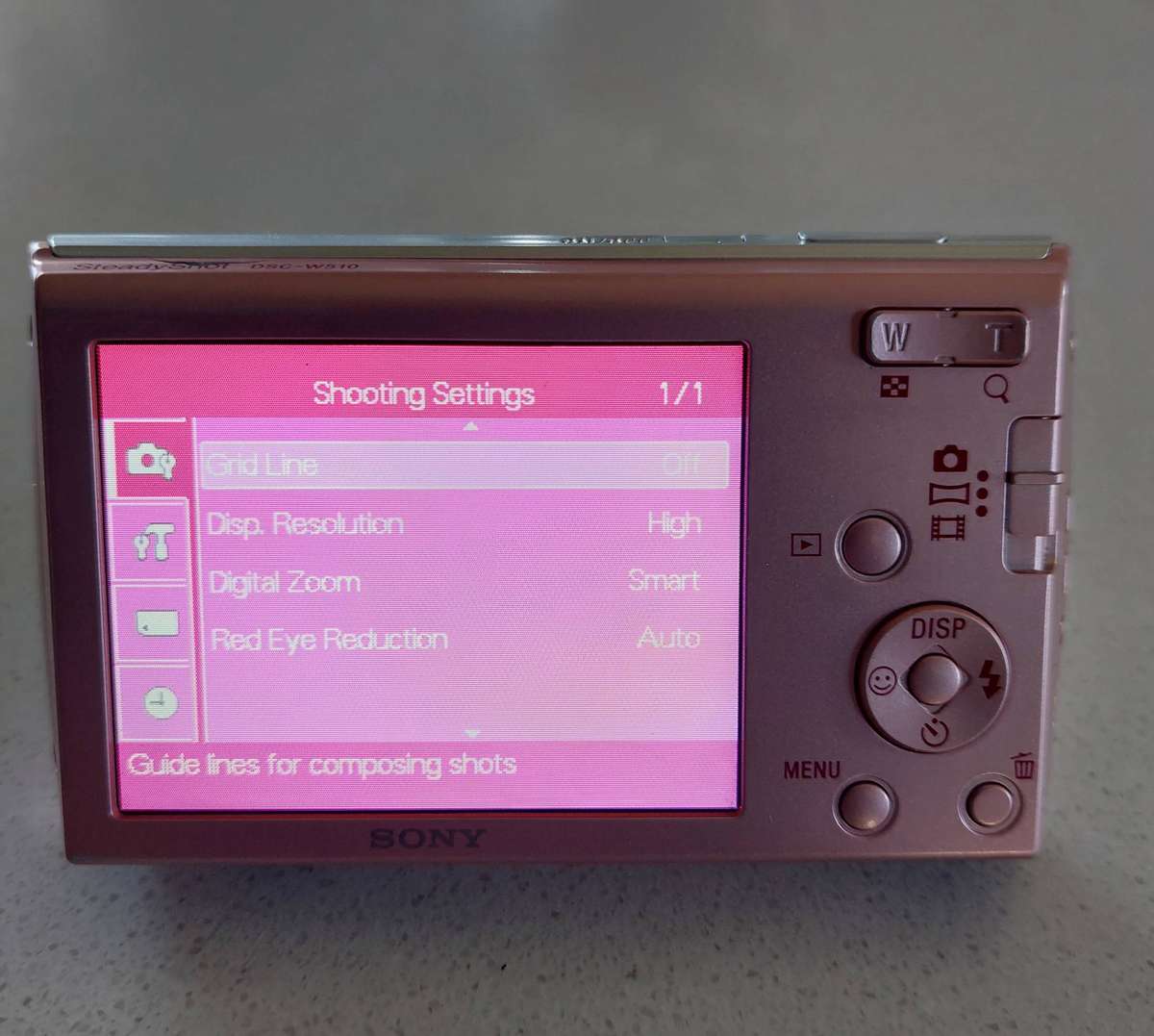 Sony Cybershot digital camera DSC-W510 (12.1 m/pixel, 4 x optical zoom, video recording)