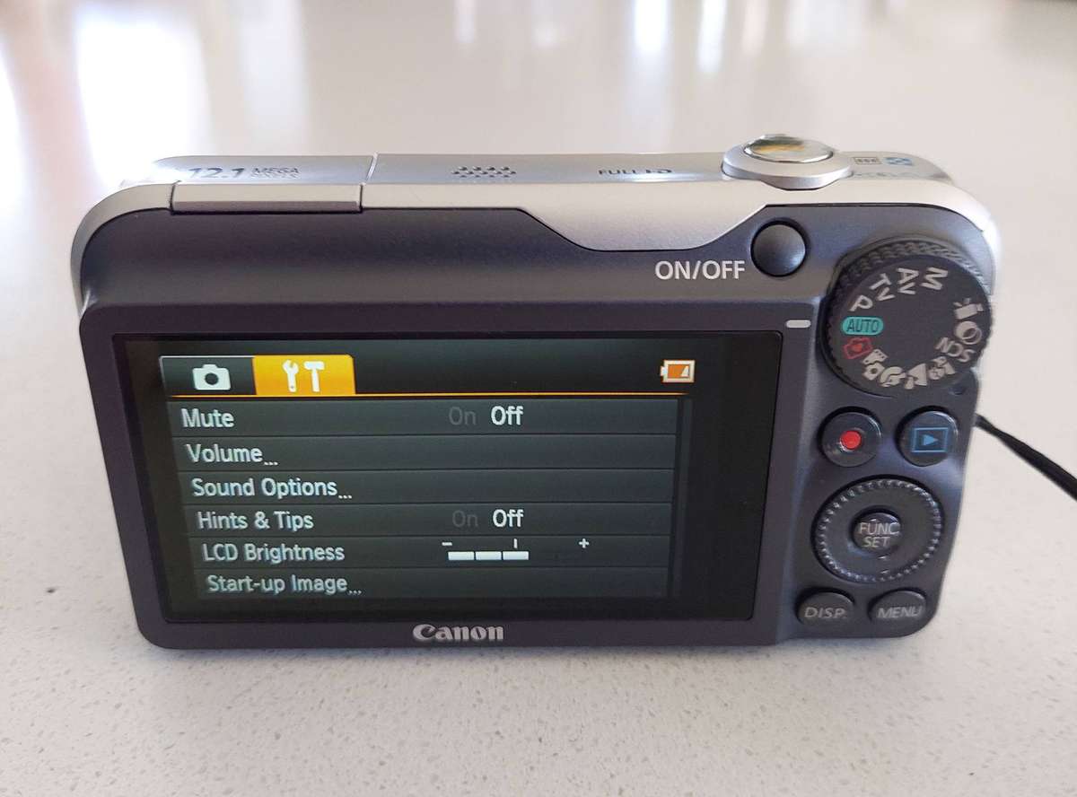 Canon PowerShot digital camera SX220 HS  (12.1 m/pixel, 14 x optical zoom, Full HD video)