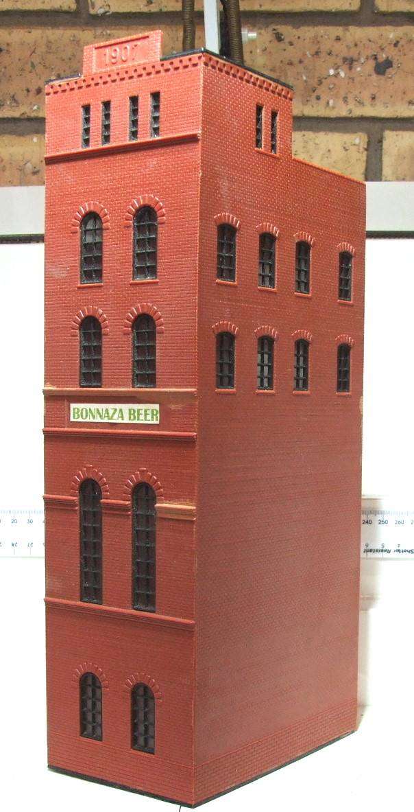 SCENERY HO/OO: On Auction is this (32cm High)Multi-story City Building in Fair Used Condition.