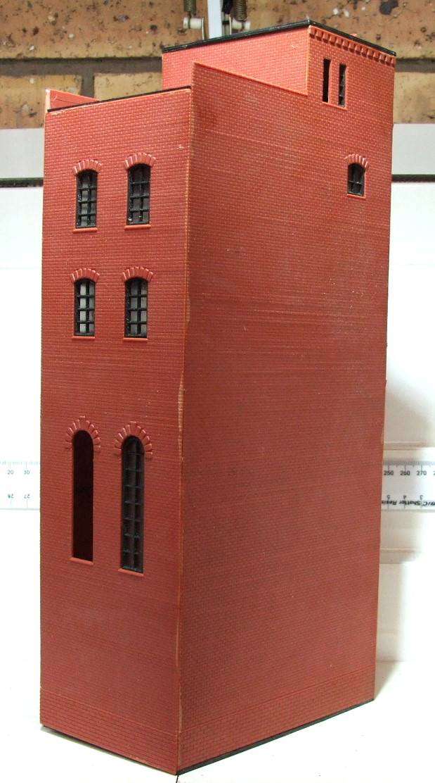SCENERY HO/OO: On Auction is this (32cm High)Multi-story City Building in Fair Used Condition.