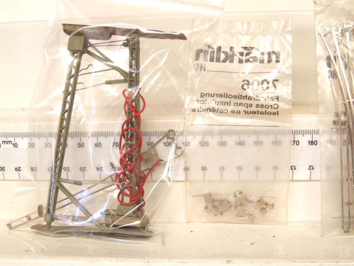 MARKLIN HO:  On Auction are these Mixed Overhead Centenary Wires in Good Used Condition.(GR)