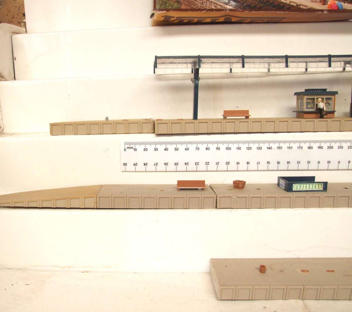 VOLLMER HO: On Auction is this Station Platform in Fair Used and Boxed Condition.