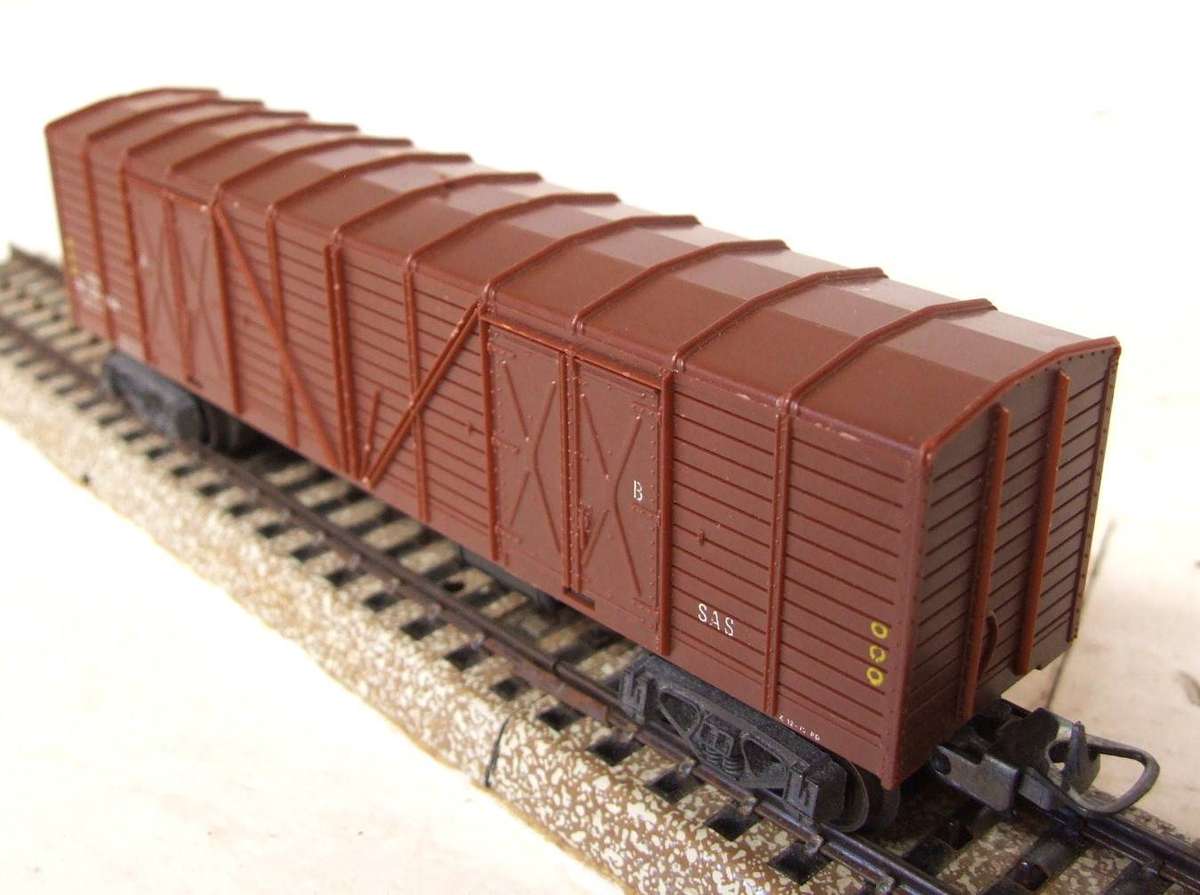 LIMA HO: SAR Brown OZ Wagon in Good Un-Boxed, Used Condition (Italy)