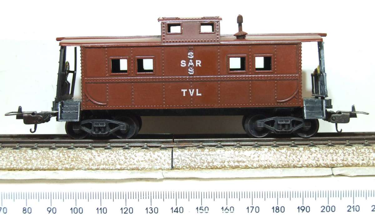 LIFE-LIKE HO: SAR Caboose in Fair Un-Boxed, Used condition (HKong)
