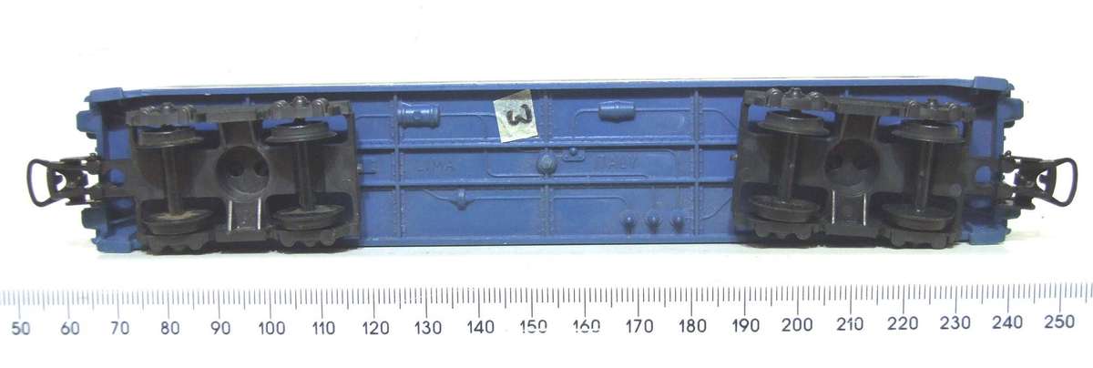 LIMA HO:  Vintage SAR Junior Blue Train Passenger Coach in Fair Un-Boxed condition (Italy)