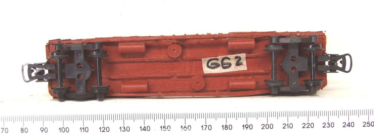FREIGHT HO: Resin Molded SAR "FBJ" Closed Freight Wagon in Good, Used Condition