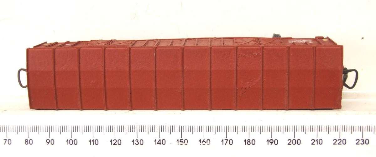 FREIGHT HO: Resin Molded SAR "FBJ" Closed Freight Wagon in Good, Used Condition