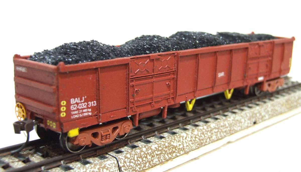 FREIGHT HO: Resin Molded SAR/SAS "BALJ" Open Coal Freight Wagon in Good, Used Condition