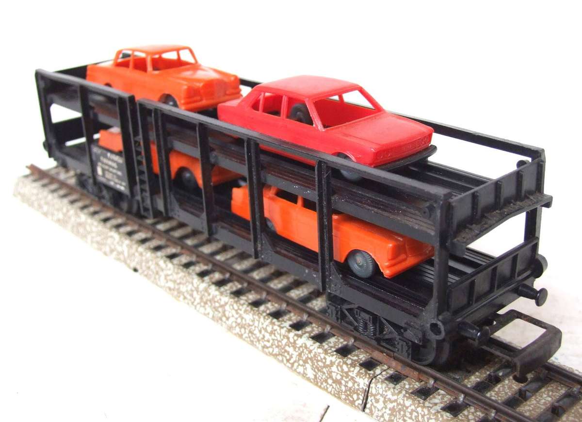 JOUEF HO: Vintage Auto Transporter With Load in Fair Un-Boxed, Used Condition (FR)