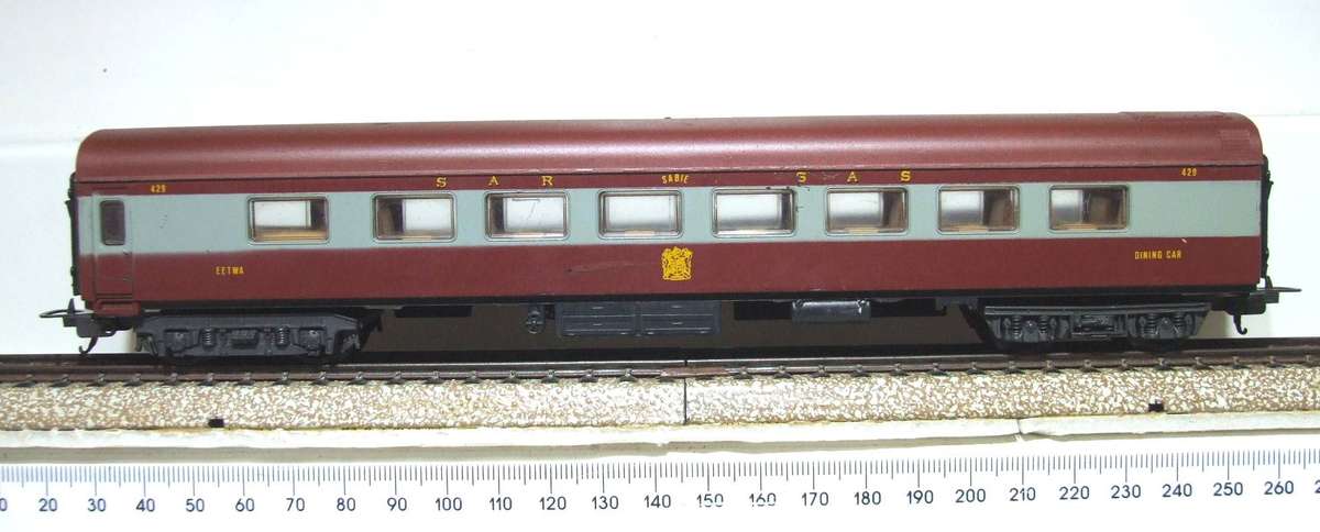LIMA HO: SAR "Trans Karoo" Dining Coach in Fair, Used and Un-boxed condition(Italy)