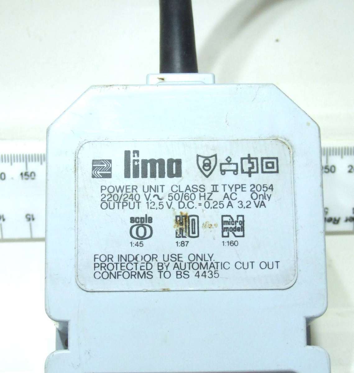 LIMA POWER SUPPLY: 220V/12.5V DC Power Supply/Controller in good un-boxed condition(Italy)