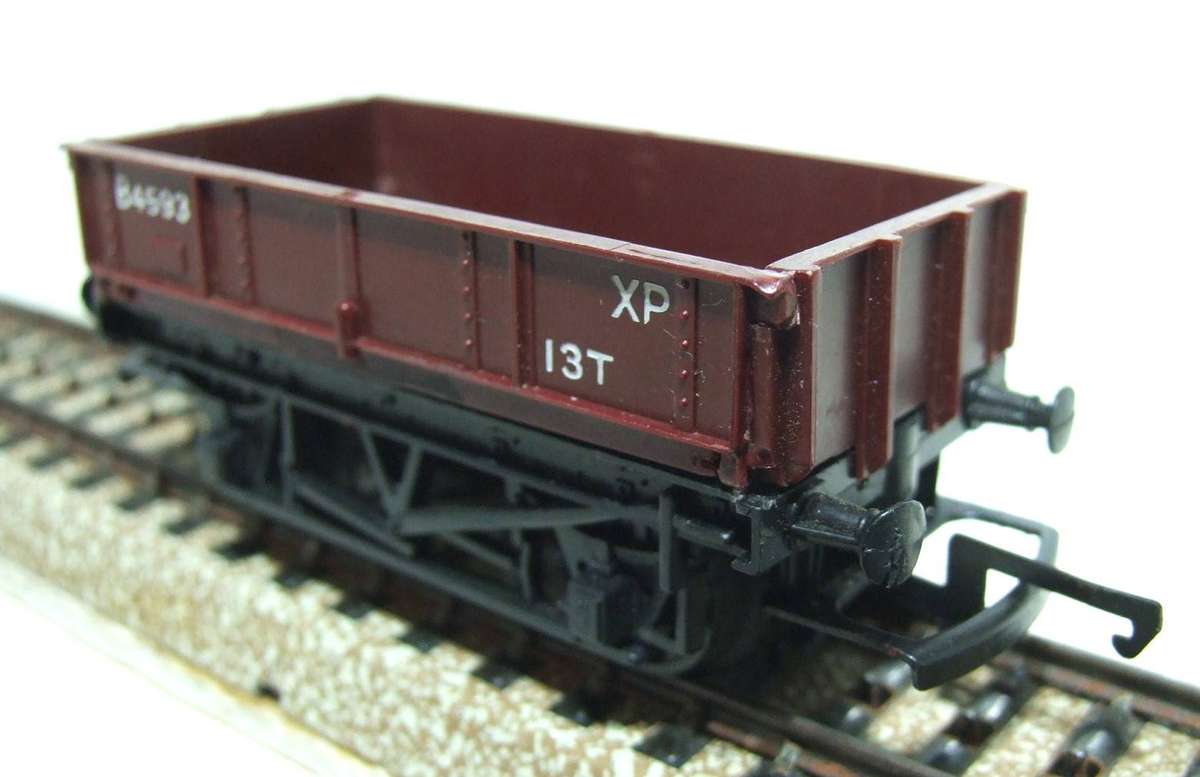 TRI-ANG OO: Vintage Drop Sided Freight Wagon in Fair Un-Boxed, Used Condition (England)