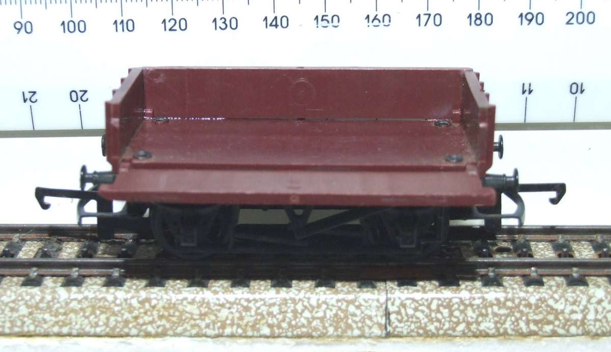 TRI-ANG OO: Vintage Drop Sided Freight Wagon in Fair Un-Boxed, Used Condition (England)
