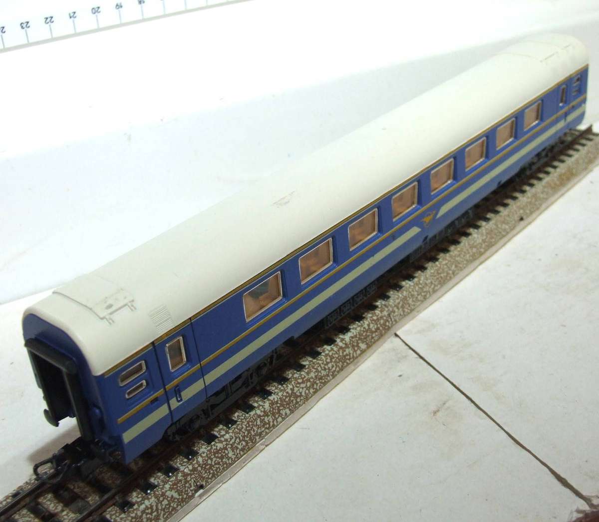 LIMA HO: SAR `Blue Train" 1st Class Passenger Coach in Good un-boxed condition(Italy)
