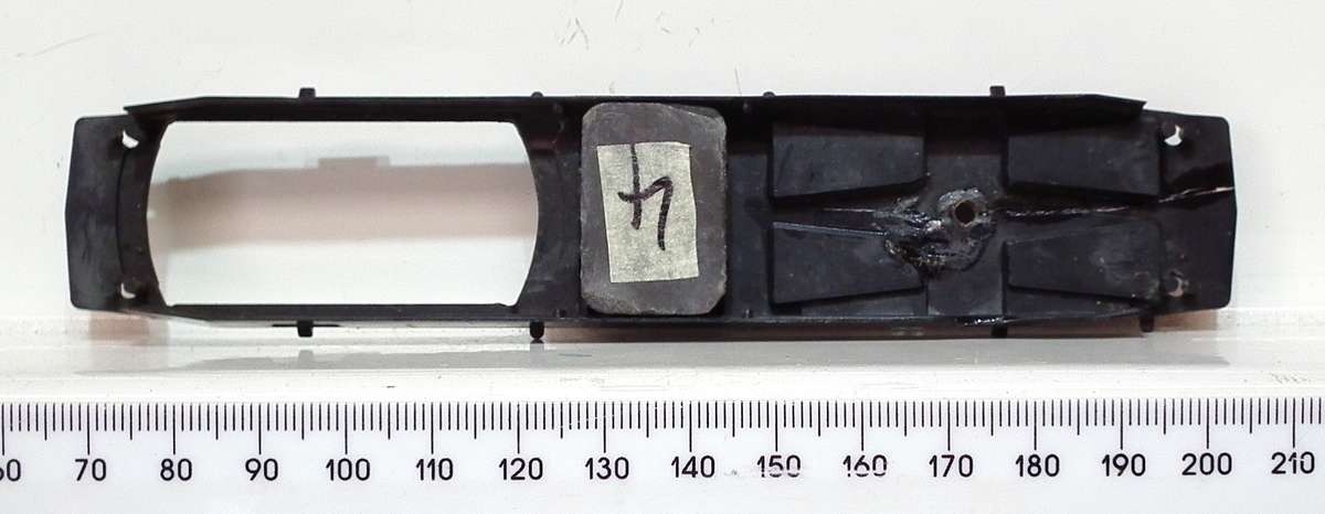 LIMA HO: SAR Power E5 Locomotive Chassis in Fair, Repaired condition for Parts.(Italy)