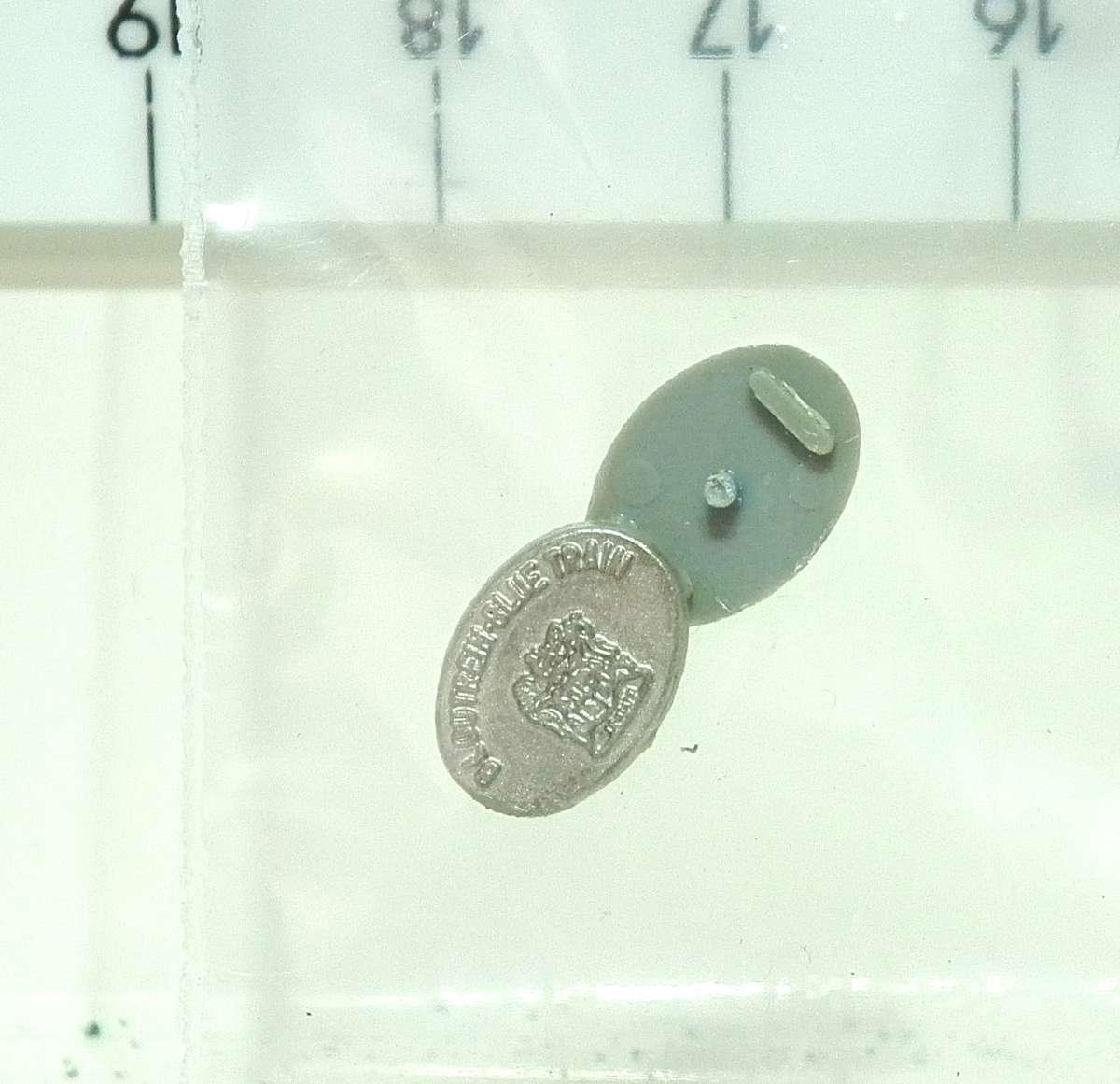 LIMA HO: 1pr SAR E5 " Blue Train" Loco Badges  in Good condition for Parts.(Italy)