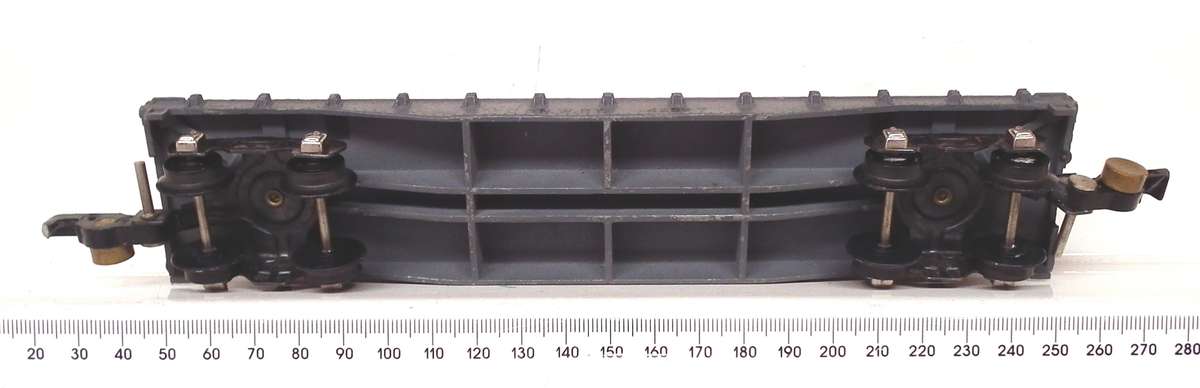 AMERICAN FLYER S:  Vintage All Metal Lowbed Freight Wagon in Good Un-Boxed condition(USA)