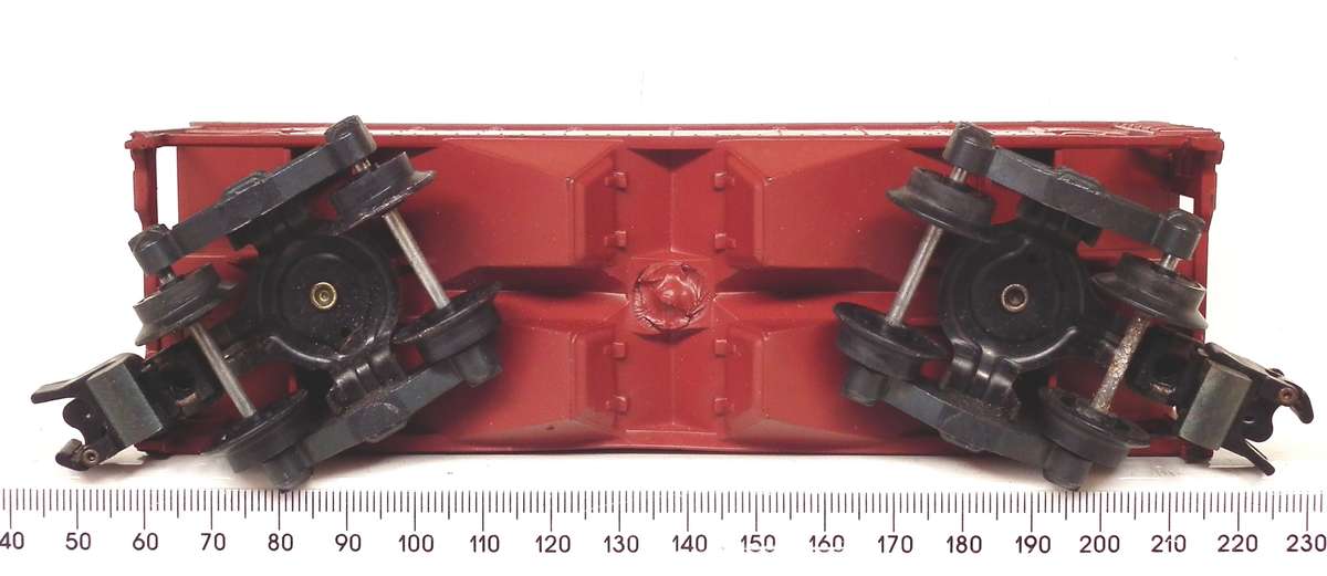 AMERICAN FLYER S:  Vintage 2 Bay CB &Q Coal Hopper in Good Un-Boxed condition(USA)