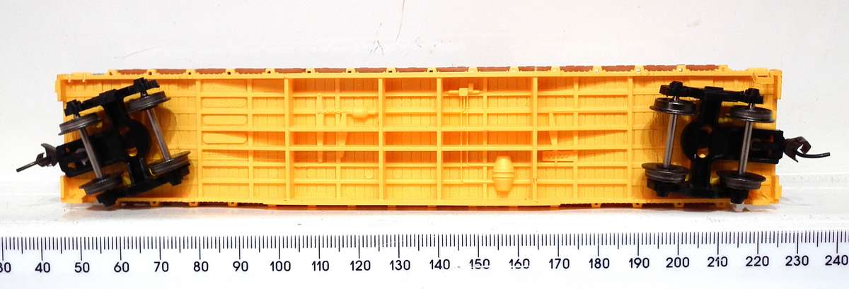 MEHANO HO:  P.R.R. Track Maintenance Car with Track Load in Good Un-Boxed condition.