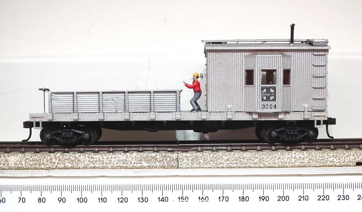 ATHEARN HO:  Vintage SF Track Maintenance Car in Good Un-Boxed condition.