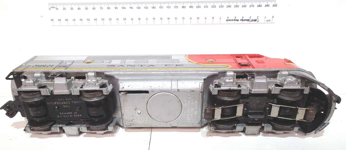 Lionel O Vintage Santa Fe Super Chief Loco Set Good Used Un-Boxed Condition USA