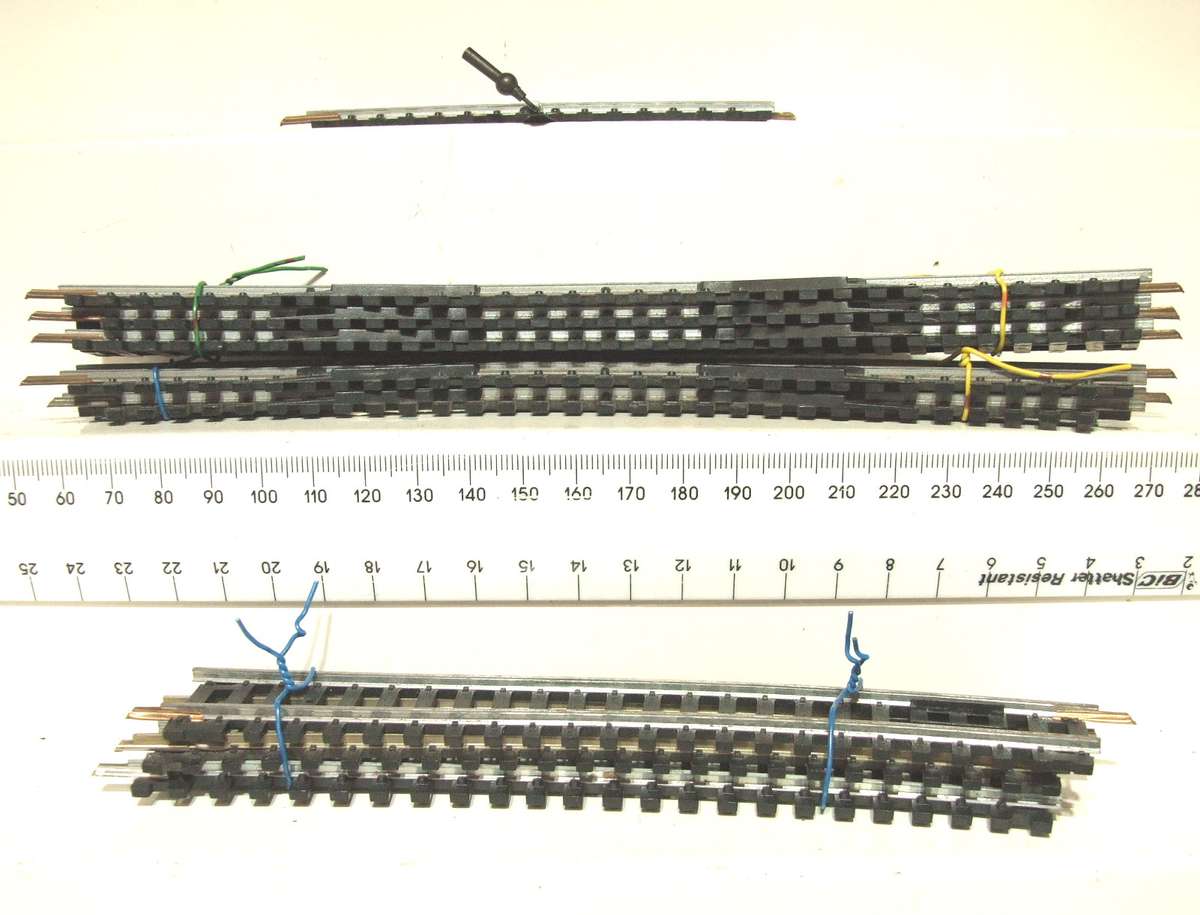 LIMA HO: 9pc Special Steel Track in Fair Used un-boxed condition.(Italy))