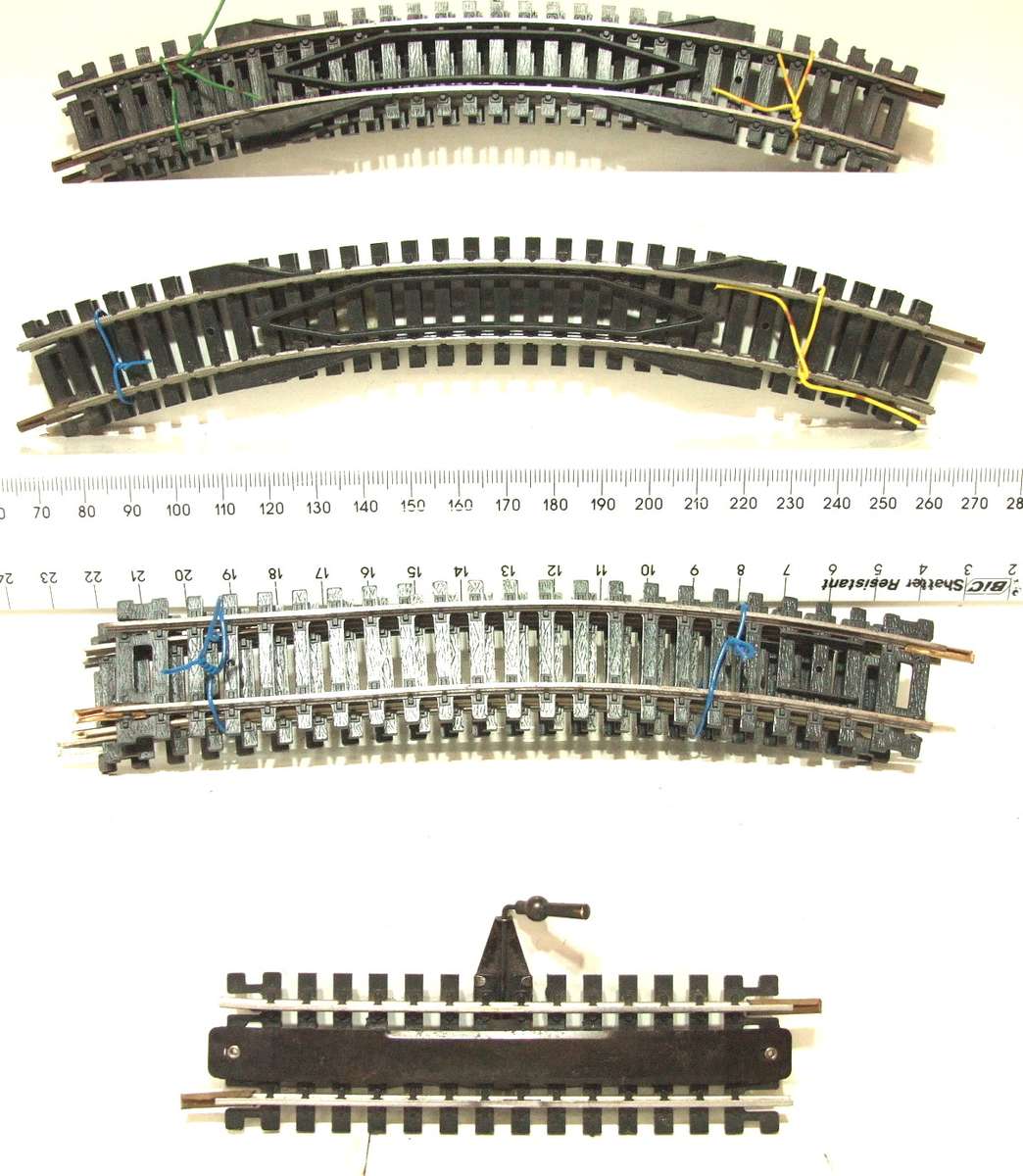 LIMA HO: 9pc Special Steel Track in Fair Used un-boxed condition.(Italy))