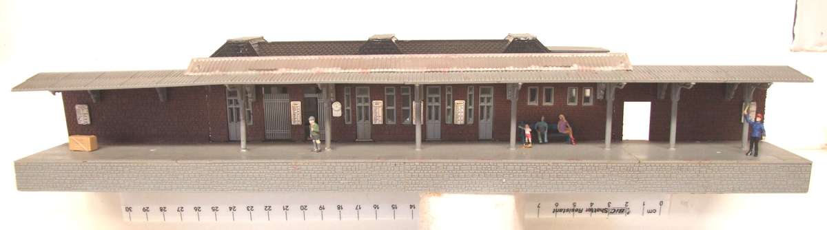 SCENERY N: This Very Nice Station Building is Available for Purchase in Fair Condition.