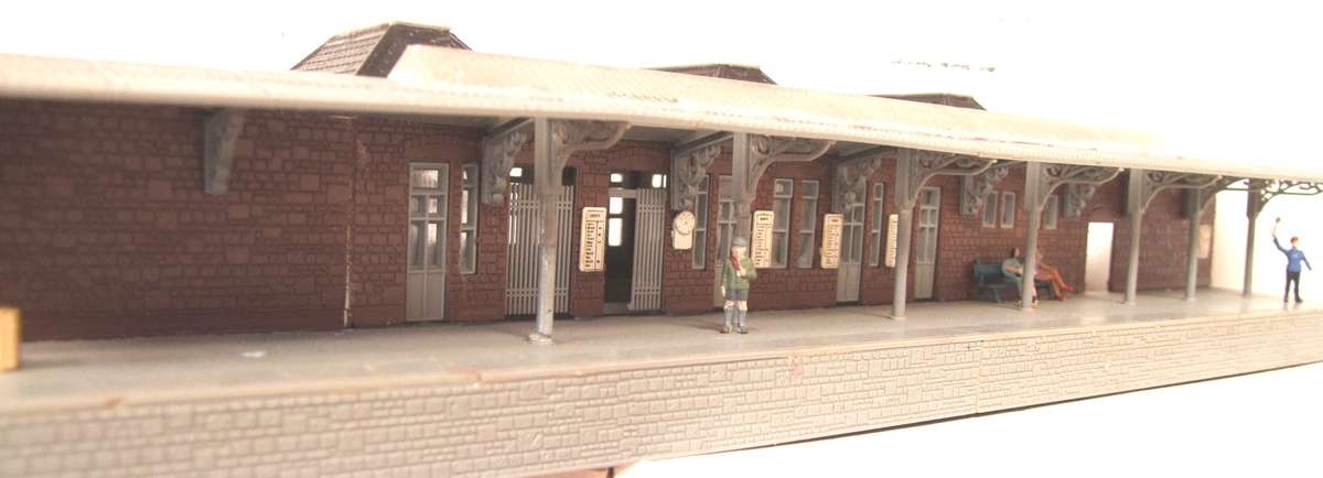 SCENERY N: This Very Nice Station Building is Available for Purchase in Fair Condition.
