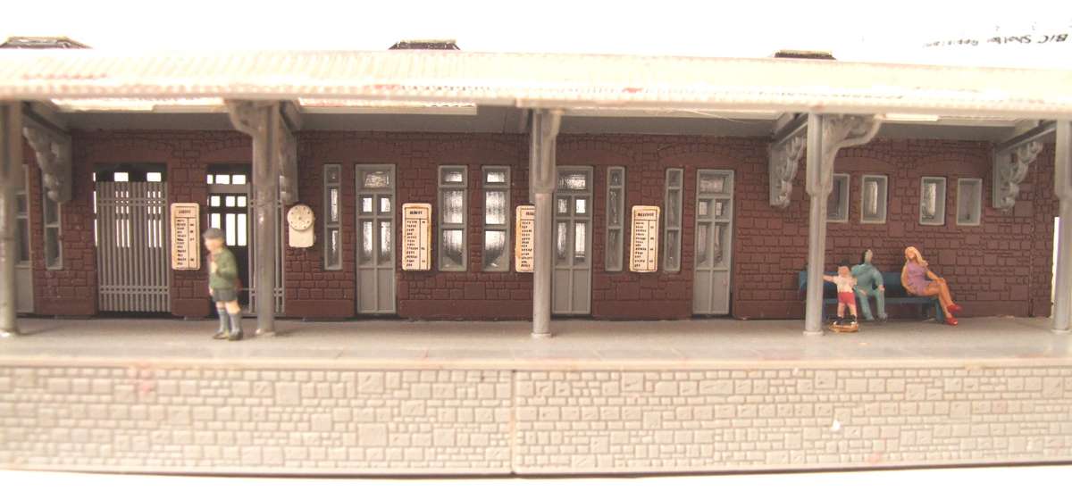 SCENERY N: This Very Nice Station Building is Available for Purchase in Fair Condition.