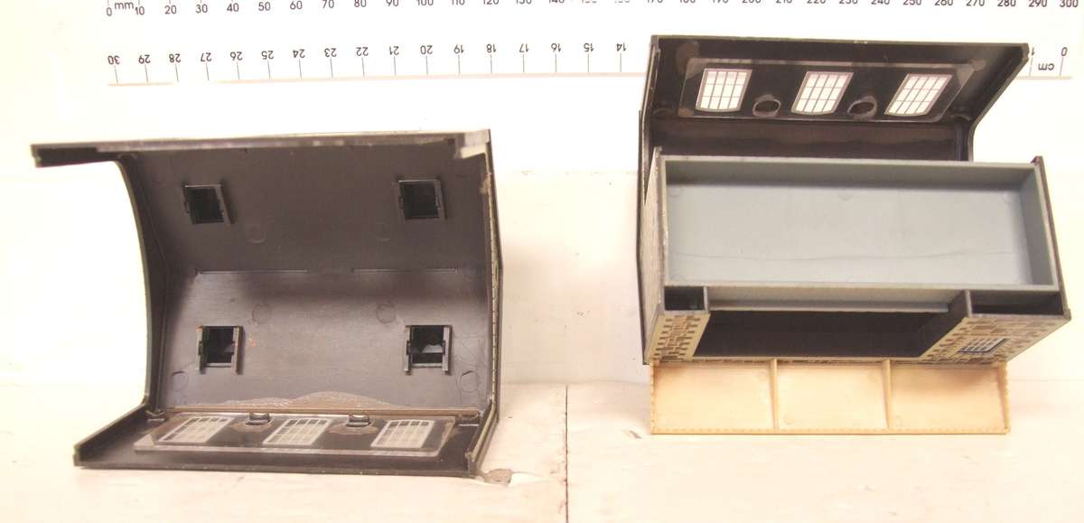 SCENERY N: These Two Locomotive Sheds are Available for Purchase in Good Condition.