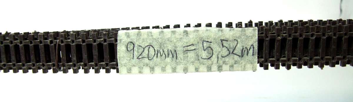 PECO N: This 6pc Nickel Silver Flex Track is in Fair Used Condition.(England)