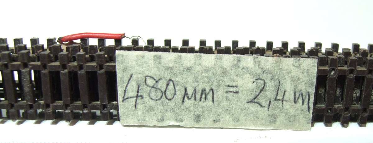 PECO N: This 5pc 480mm Long Nickel Silver Flex Track is in Fair Used Condition.(England)